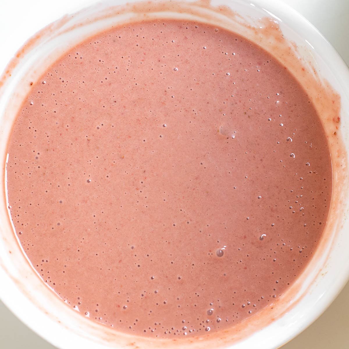 all the ingredients whipped up in a bowl.